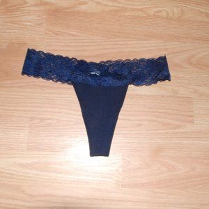 Sunm Dark Blue Thong